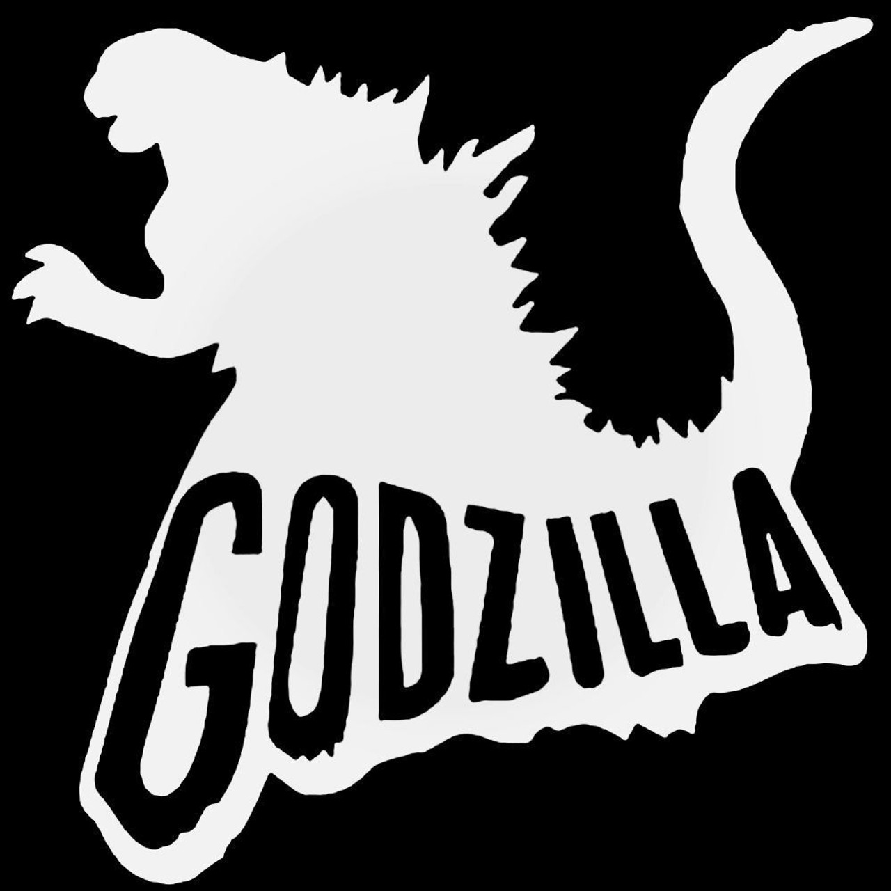 Godzilla Text Vinyl Decal Sticker
